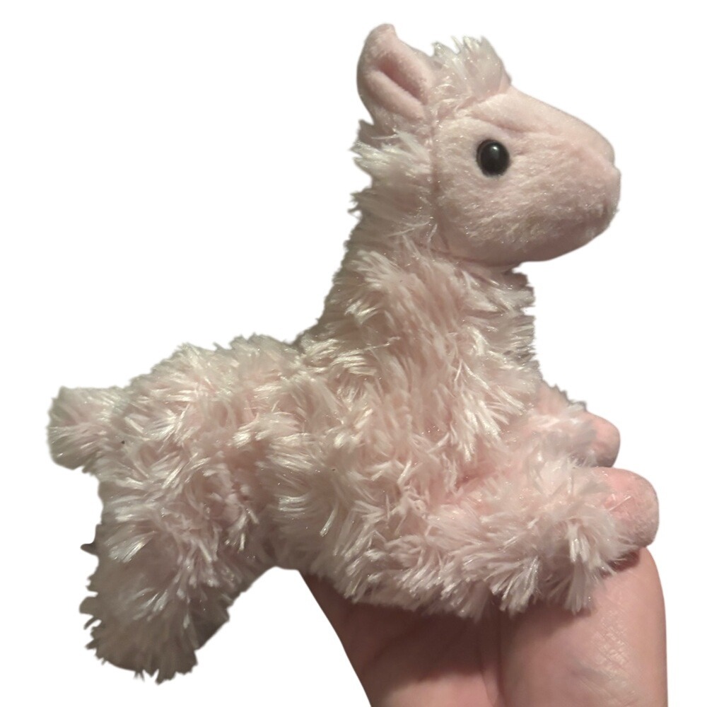 Aurora World Pink Llama Stuffed Animal Plush Shaggy Soft Toy Small